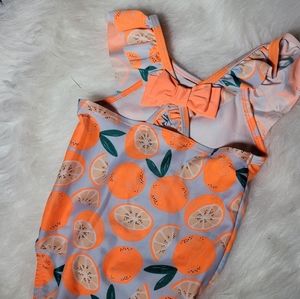 Cat & jack orange swimsuit
